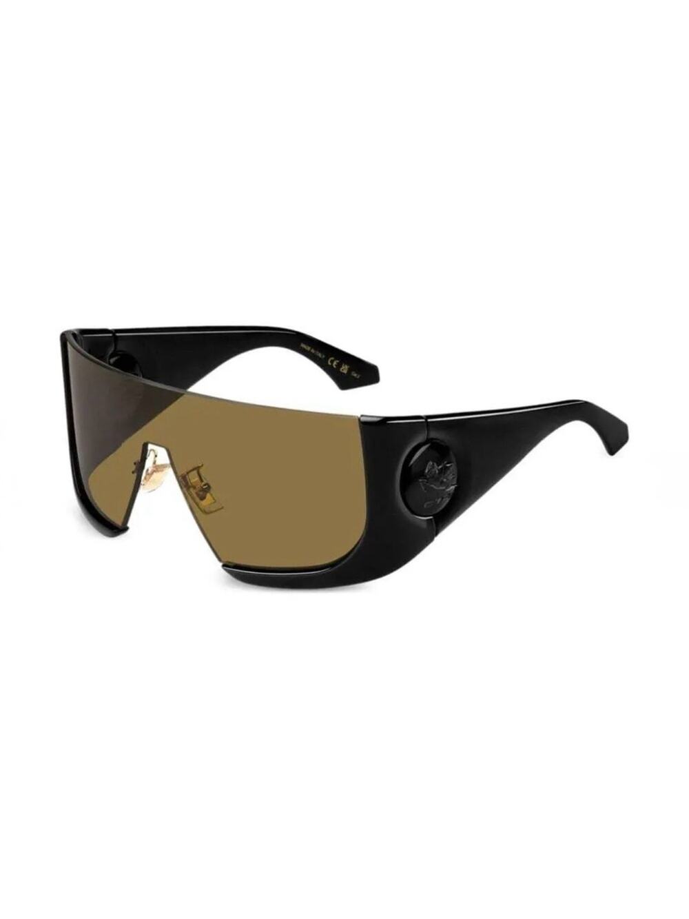 NEW!! Etro ETROMACARON 080770 Oversized Black Shield Sunglasses Authentic